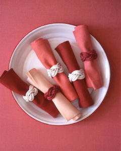 nautical rope napkin rings interior design