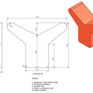 UF-VBLOCK : Boat Trailer V-Block