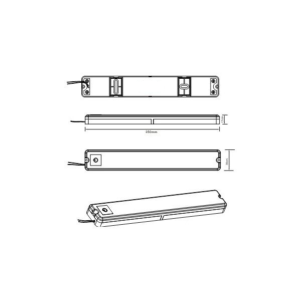 LUM100 : LED Dimmable Touch Light (White/Amber) - Image 2