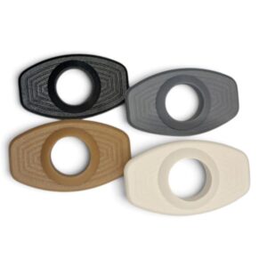 BT012-FACEPLATE : Push Button Door Catch Plastic Face Plate Only